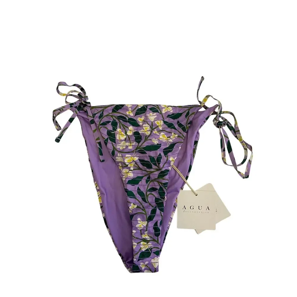 Agua by Agua Bendita Ipanema Bikini Bottom Cheeky String Swimwear Beach Pool S